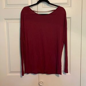 Maroon low back shirt from Old Navy. Size small